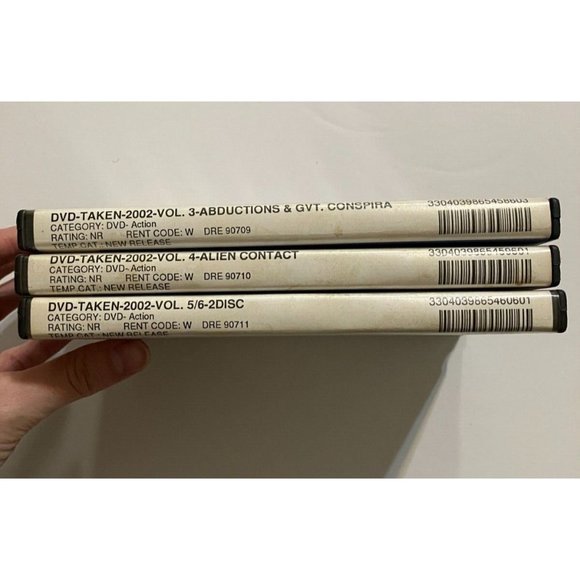 Taken Alien Abduction Blockbuster Rental Cases Vol. 3 4 5 6 DVD - Picture 11 of 11